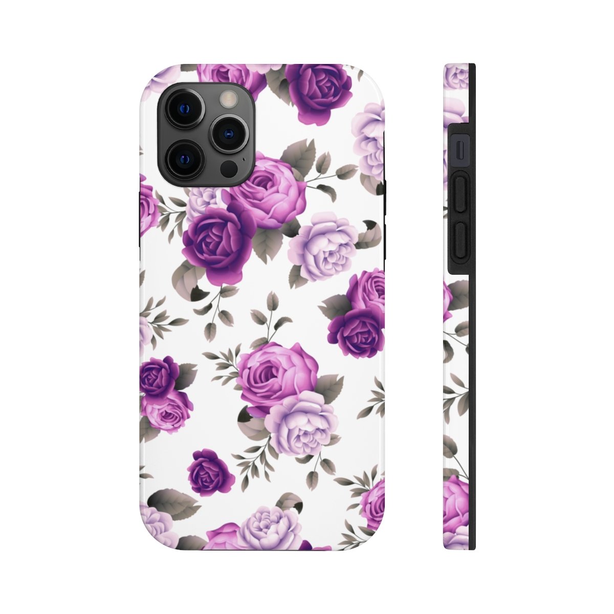 Purple Rose Phone Cover Design